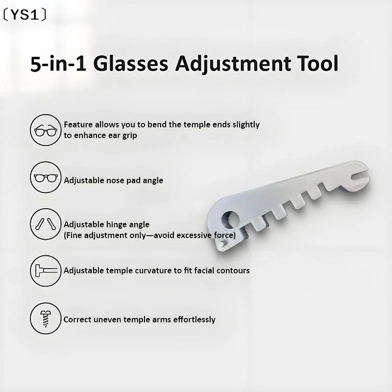 〔YS1〕2PCS 안경 곡률 조절기 안경 프레임 벤더 및 템플 암 코 패드 조절기 전문 안경사 도구