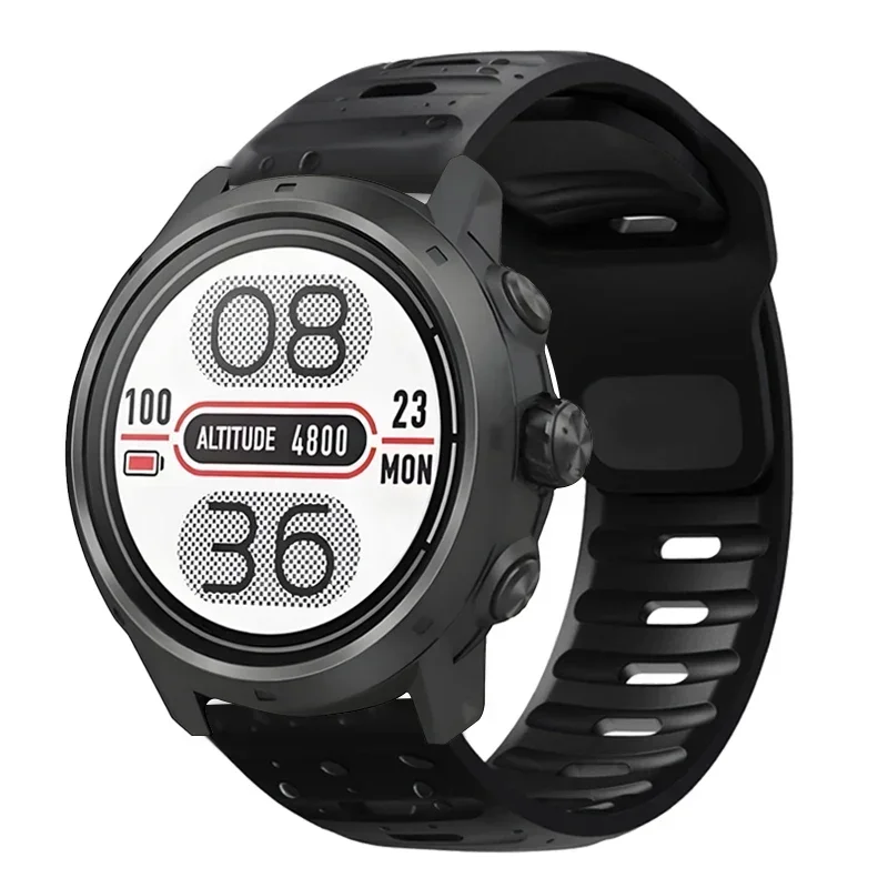 Sport Silicone Wristband Bracelet, 20mm/22mm Strap