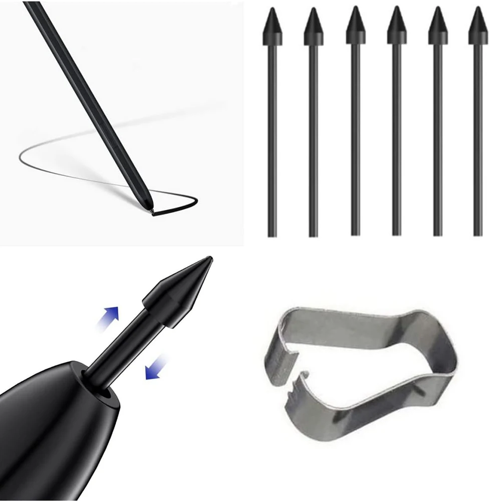 Pen Replacement Nib para Samsung Galaxy Tab, S6 Lite, S6, S7, S8, FE, S8, Ultra Nibs Sobressalentes, Stylus Pen