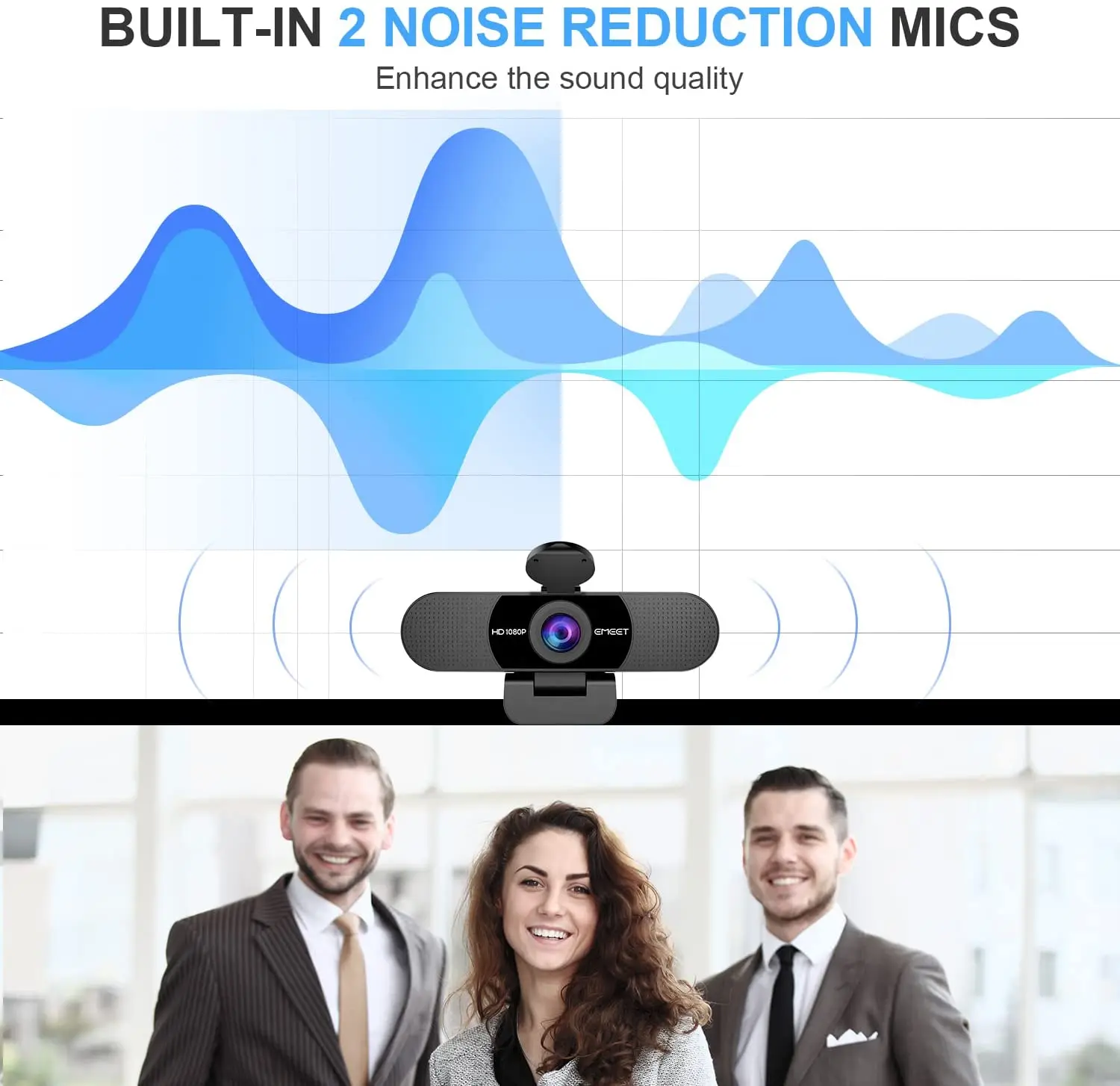 Webcam 1080P Full HD Web Camera with Microphones USB for PC Desktop Laptop Video Meeting EMEET Camera for Zoom pc webcam,pc web camera,computer camera