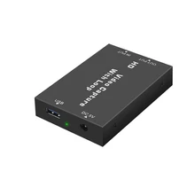 4K To 1080p HDMI Video Capture Card with Loop Out USB 2.0 Game Recorder Recording Plate Live Streaming for PS4 Xbox PC Camera