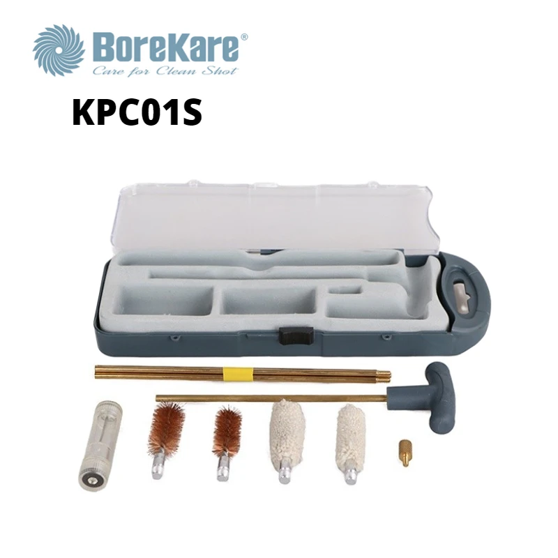 

BoreKare Essential Kit 12pcs Brass Cleaning Rod 5MM Professional Universal Tactical Hunting Barrel Bore Gun Cleaning Kits