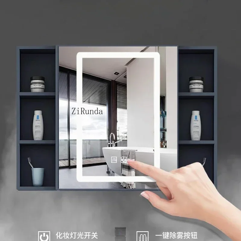 Originality Smart Bathroom Cabinet Nordic Simple Vanity Storage Mirror Cabinets Washbasin Home Furniture Mueble Bajo Lavabo FYBC