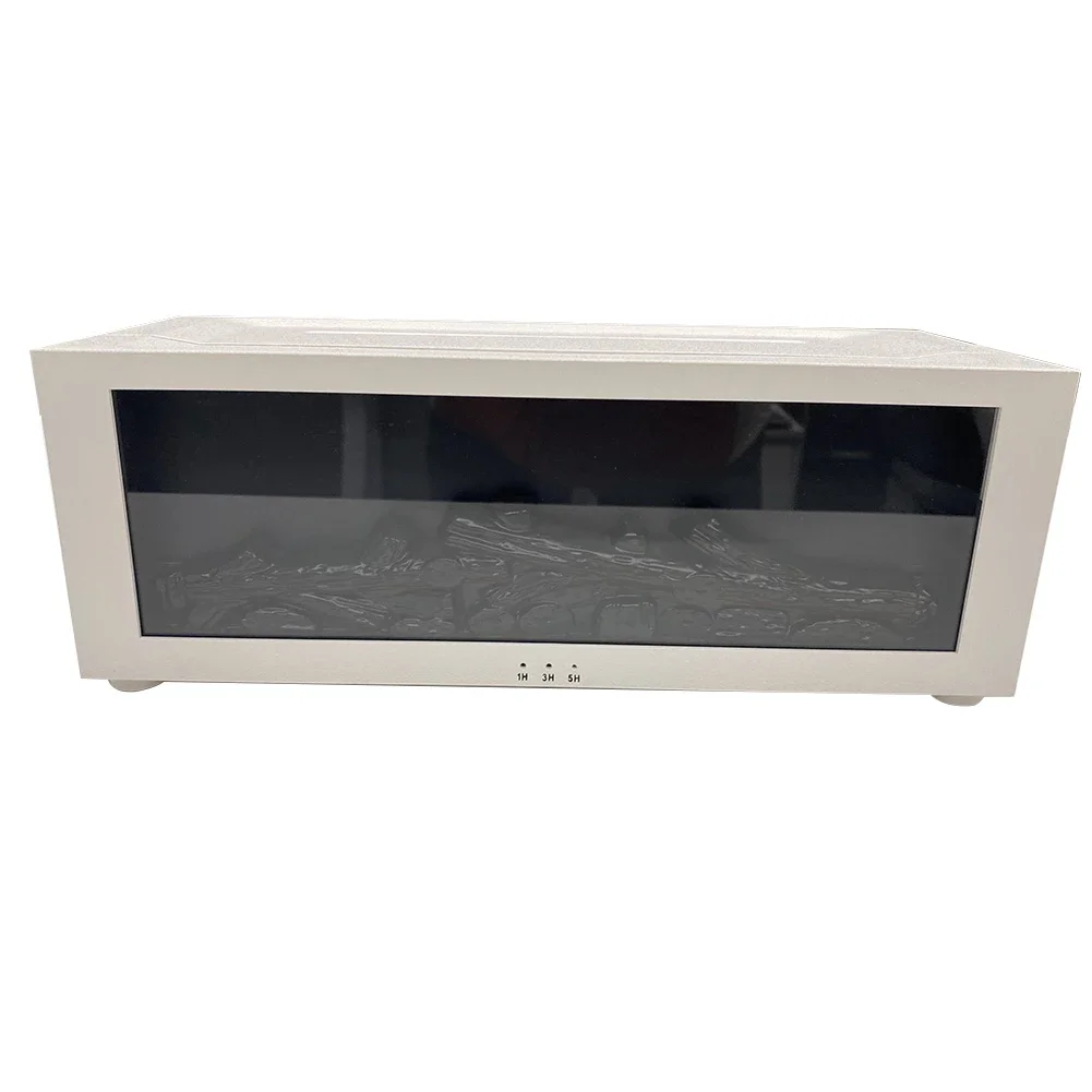 Electric Fireplace Ethanol Fireplace Accessories 3D Flame Fireplace Aroma Diffuser Water Mist Fireplace Humidifier With Remote Control APP Interior Decoration Steam