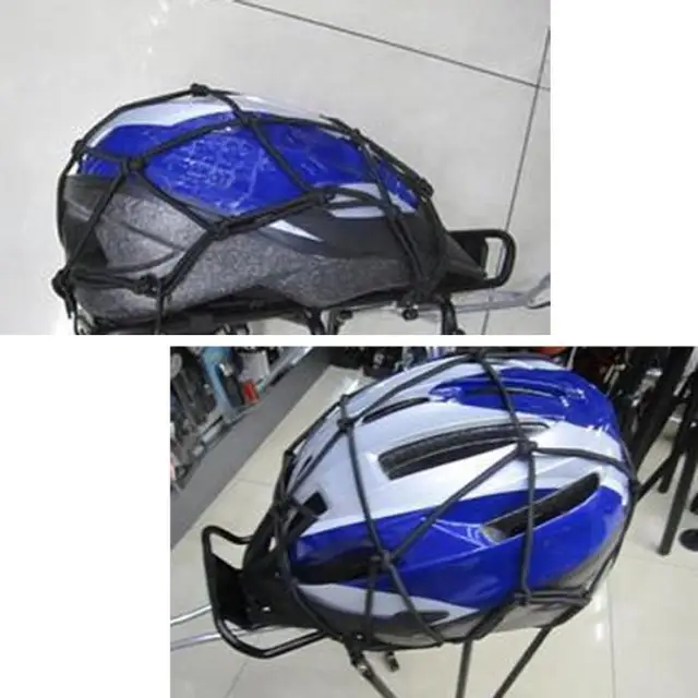 Rete Elastica Per Bici O Auto - 6 Ganci, 30x30 Cm, Nero, Per Bagagli - Foto 10