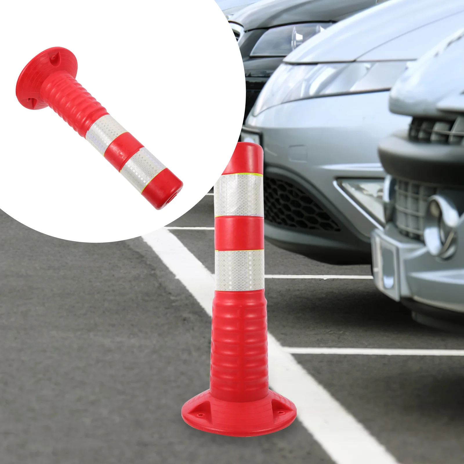 

Crash Column Safety Pile Cone Barricade Tumbler Anti-collision Warning Reflective Traffic Facility Road Isolation