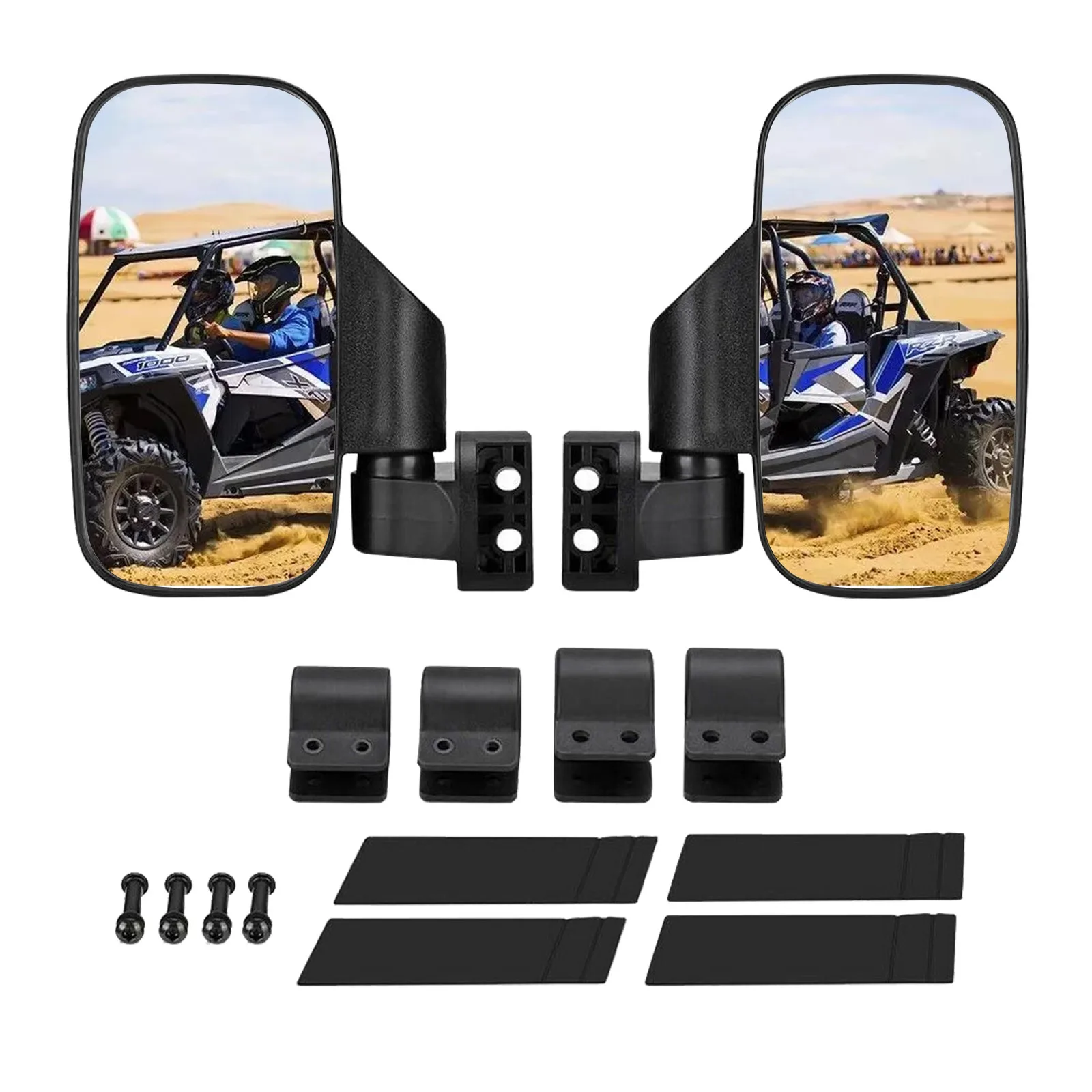 Rearview Side Mirrors for 1.75-2
