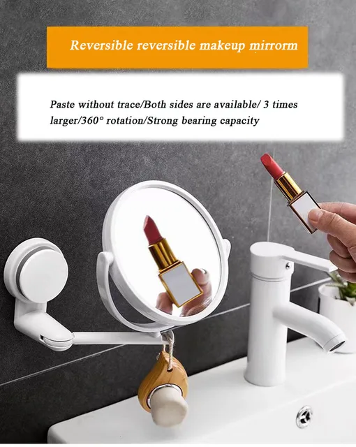 Specchio Da Trucco Con Luce Vorupor - Ricaricabile, Ingranditore 5x, Montaggio A Parete - Foto 13