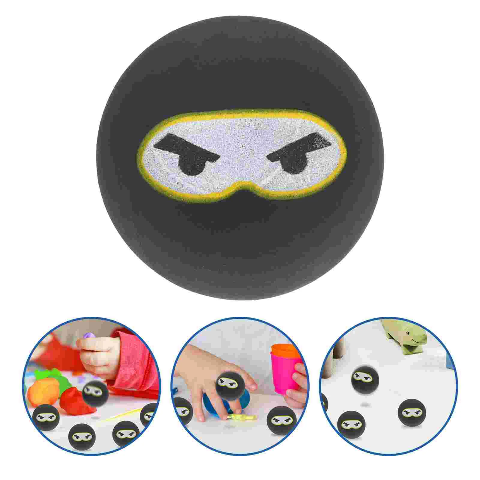 

20 Pcs Ninja Bouncing Ball Birthday Bouncy Balls Toy Kids Rubber for Child Childrens Toys