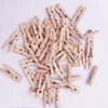Hot Sale 50PCS/pack Hot Sale Mini Natural Wooden Clothes Photo Paper Peg Pin Clothespin Craft Clips School Office Stationery - Image 3