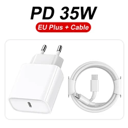 Apple 35W Fast USB - C Charger with Quick Charging Capability - EU Charger