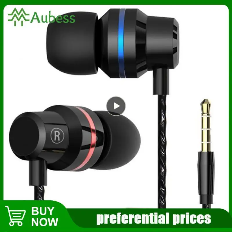 Auricolari Musicali Cablati Da 3.5Mm Cuffie In Metallo Cablate In-Ear Cuffie Stereo Per Telefono Con Microfono Per Modello Ct1