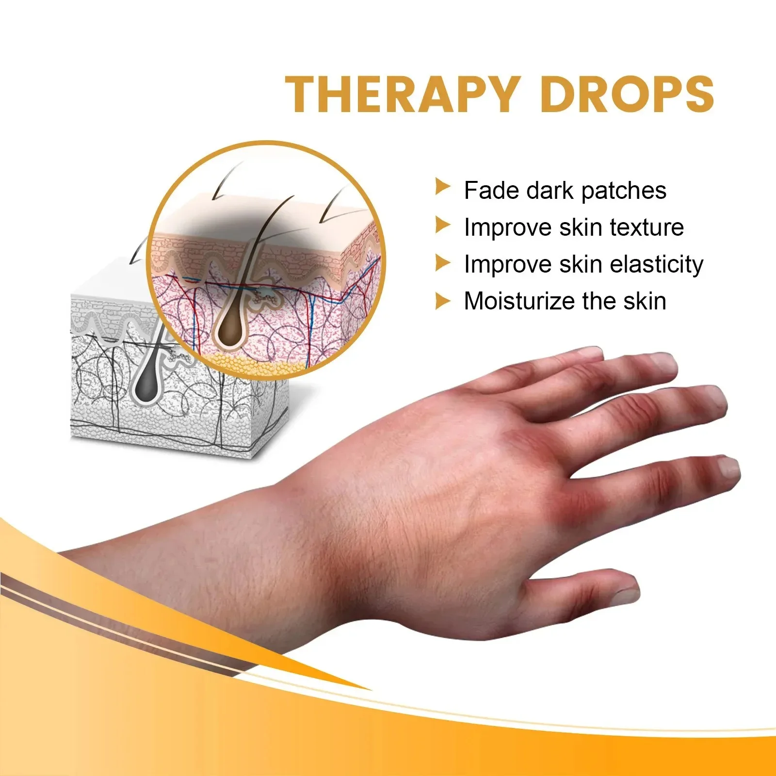 Brightening Serum Bleaching Moisturizing Underarm Knuckles Knee Inner Thigh Wh-itening Cream Removal Dark-Spots Lighten Dullness 2