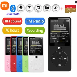 XIAOMI MP3 Player FM Radio Bluetooth Digital Display Media Bluetooth MP4 Player Walkman Pocket Audio Walkman Walking Music Play