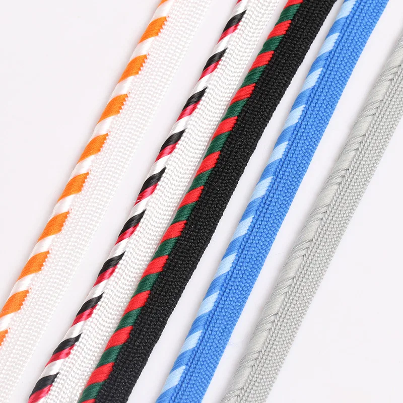 

1 см Полиэстеровая лента для худи, повседневная одежда, окантовка, лента для подушки, инкрустированная лента, трубопроводная веревка, аксессуары для одежды