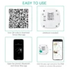 ORIA Upgrade Bluetooth Thermometer 2PCS/1PC Hygrometer Wireless Outdoor Thermometer Smart Home Temperature and Humidity Sensor 6