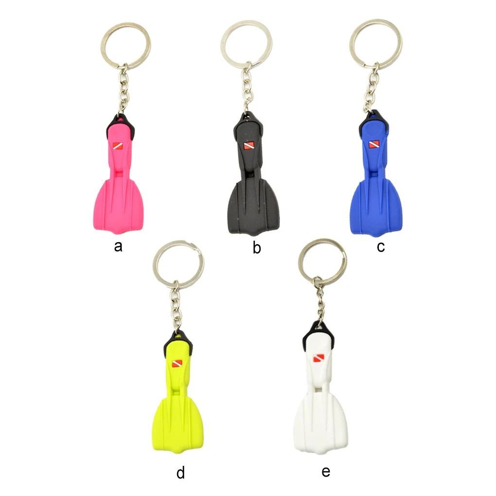 

Keychain Diving Fins Design Personalized Hanging Pendants Keyring Ornament