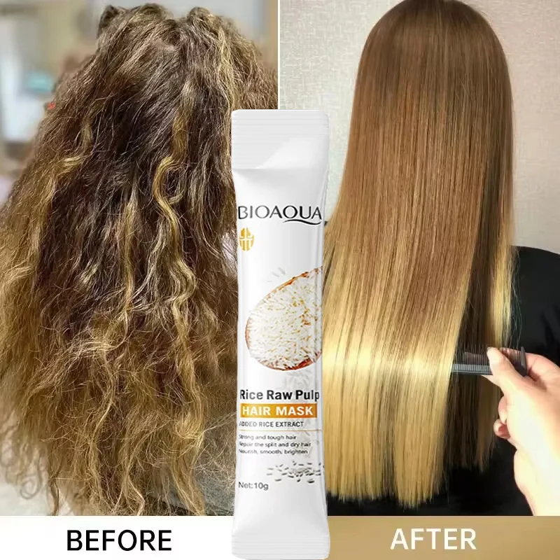 Keratin Hair Mask Repair Damaged Frizzy Hair