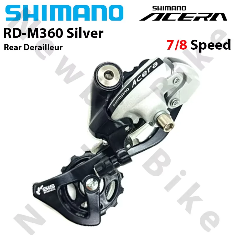 Shimano Acera Rear Derailleur for Mountain Bikes - 7/8 Speed Transmission