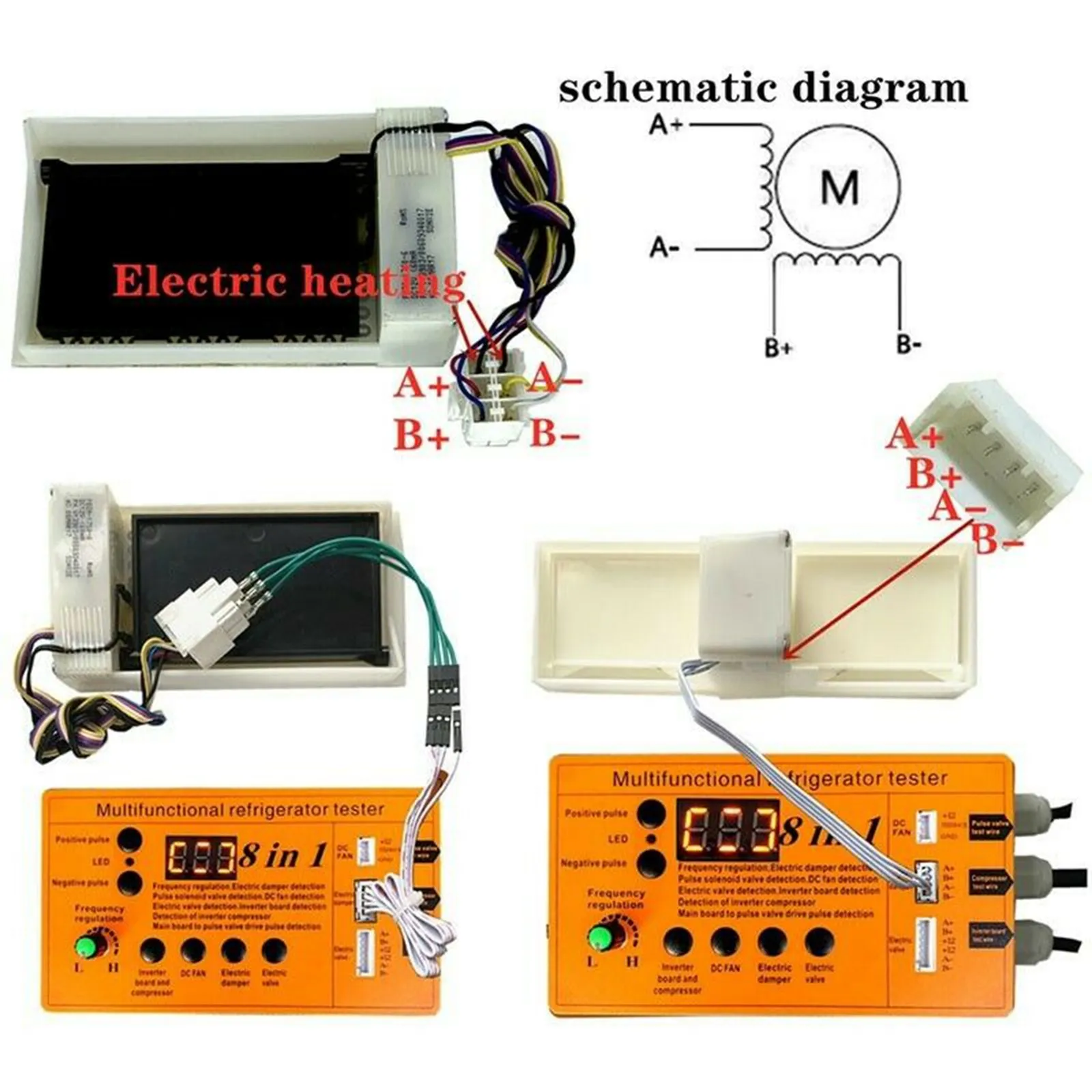 8 In 1 Inverter Refrigerator Detector Multifunctional Refrigerator