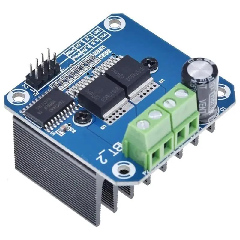 AB34-4팩 BTS7960 43A H-브리지 모터 드라이버 - 전류 제한/과열 보호 기능이 있는 고전력 DC 모터 컨트롤러