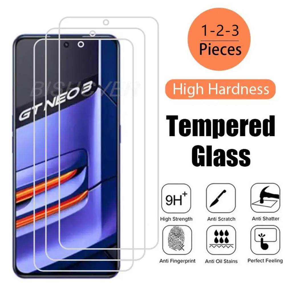 Tempered Glass For Realme Gt Neo3 6.7" Realmegtneo3 Gtneo3 Neo 3 Screen Protector Glass For Realme Gt Neo3 Protective Film