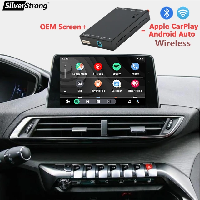 Autoradio GPS tactile Bluetooth Android & Apple Carplay Peugeot 3008 et  5008 + caméra de recul