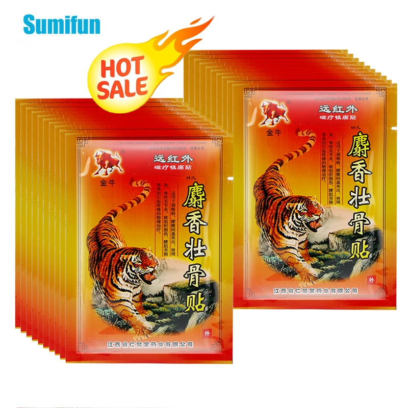 

8-160Pcs Red Tiger Balm Analgesic Patch Muscle Joint Pain Relief Sticker Arthritis Rheumatism Knee Sprain Sore Ache Plaster