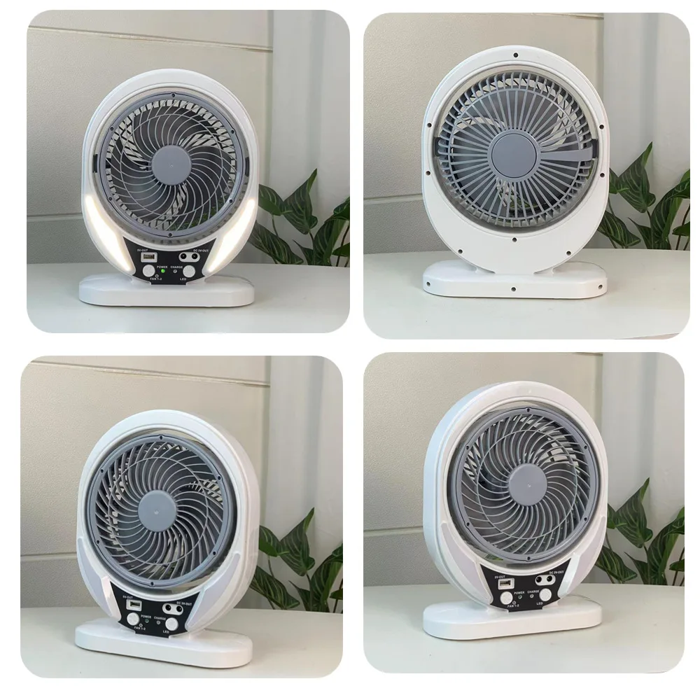 ventilador eletrico recarregavel com portas usb led 03