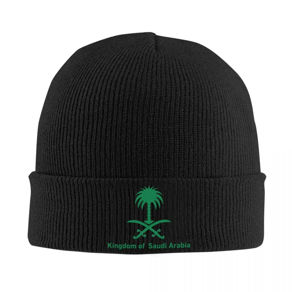 

Emblem Of Saudi Arabia 222 Skullies Beanies Caps Streetwear Winter Warm Men Women Knitted Hats Adult Unisex Bonnet Hats