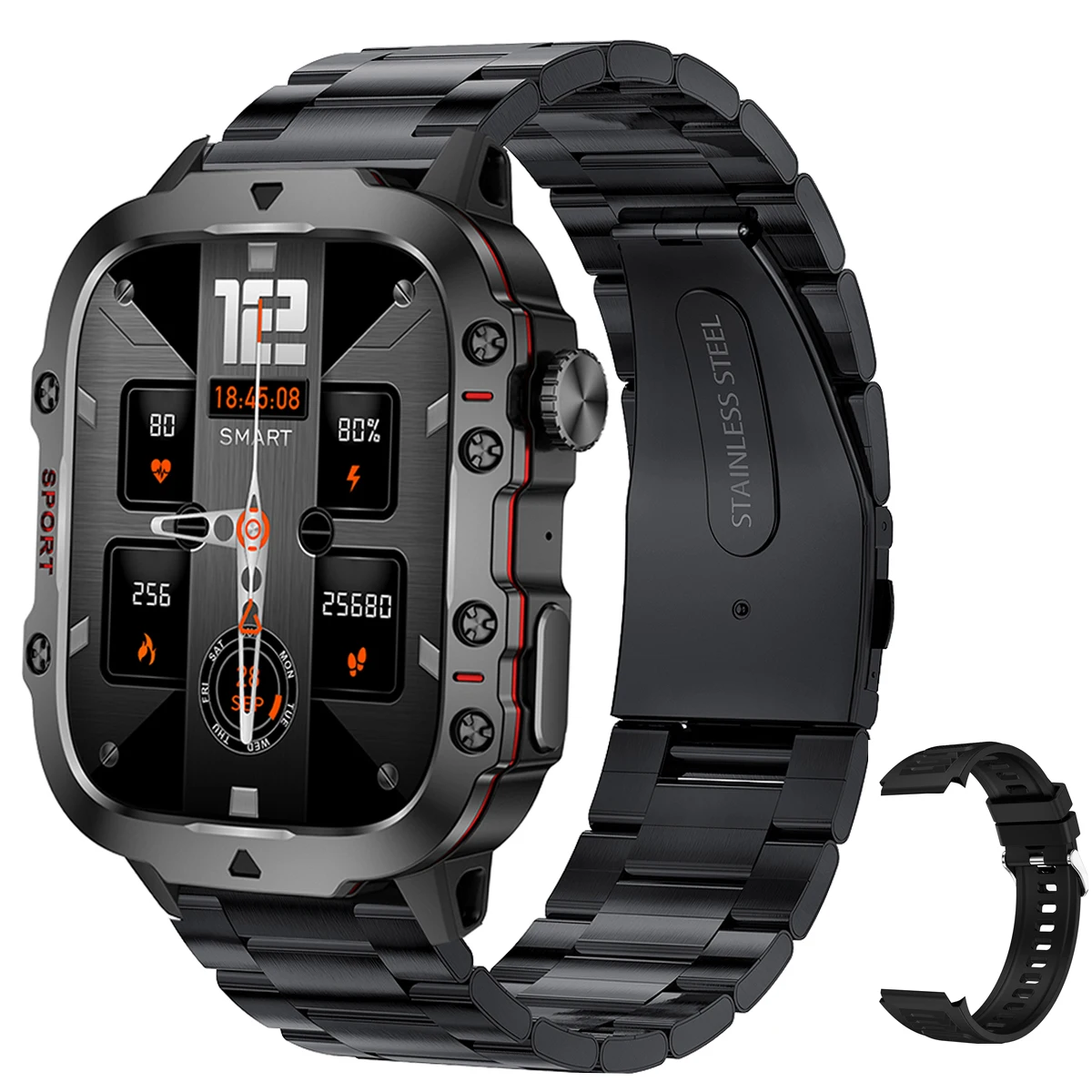 

Мужские Водонепроницаемые Смарт-часы Xiaomi, черные Смарт-часы с голосовым ии для занятий спортом на открытом воздухе, Android, Ios, 3ATM, 2024