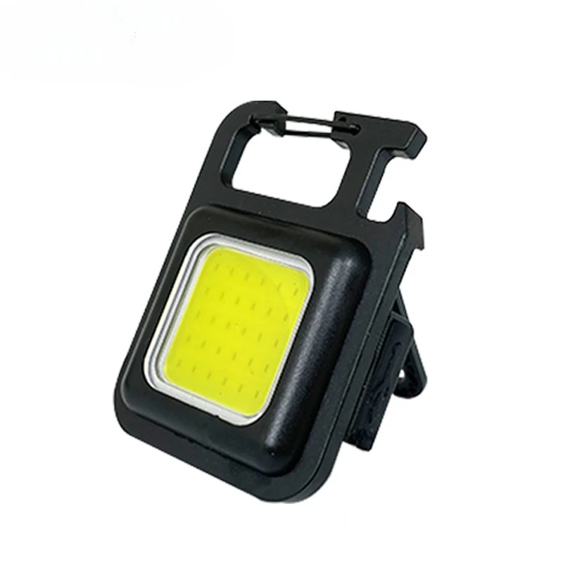 

Multifunctional Mini LED Flashlight Work Light Portable Pocket Flashlight Keychains USB Rechargeable Outdoor Camping Corkscrew