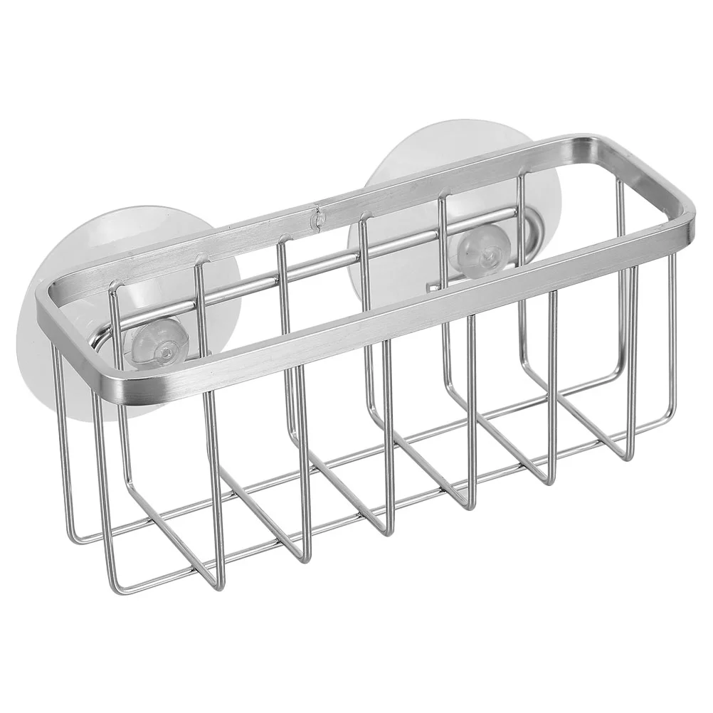 Sponge Commodity Shelf Dish Cloth Holder Suction Cups Sink for Kitchen Organizer Basket Rag with
