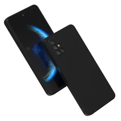 Premium Liquid Silicone Camera Protective Phone Case - Sleek and Durable Design for Note 10 (Black)