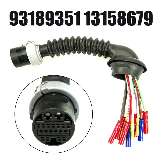 Car Rear Door Wiring Harness Repair For Opel For Vauxhall For Zafira B 2005-2014 Car Rear Door Connecting Harness Cable LH RH 5