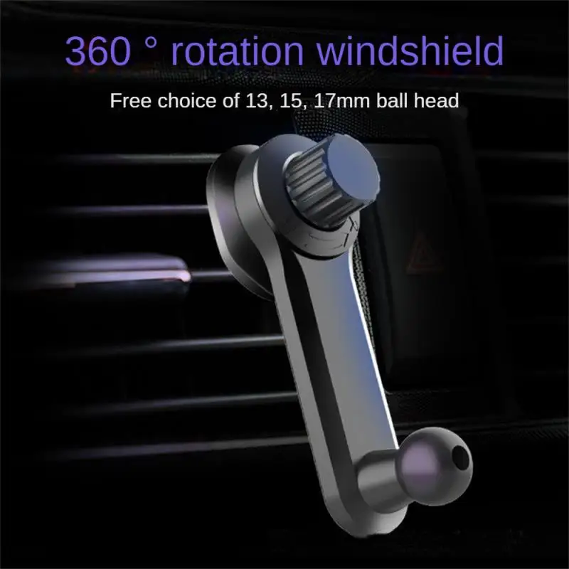 

Universal 17mm Ball Head Car Air Vent Phone Holder Clip 360 Degree Rotary Extension Rod Gravity Support Stand Bracket