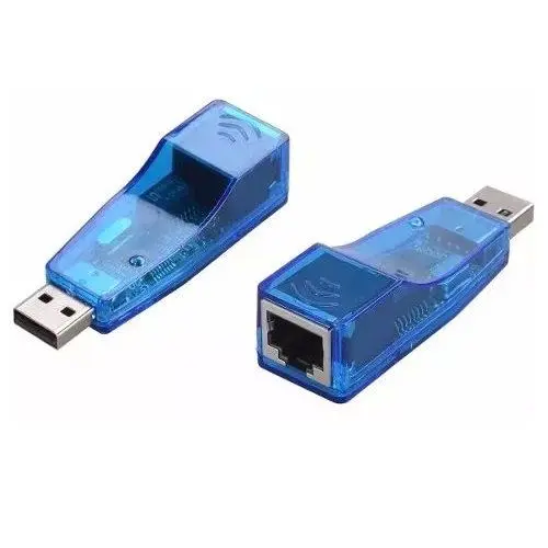 Adaptador de red RJ45 a USB 2.0 Azul