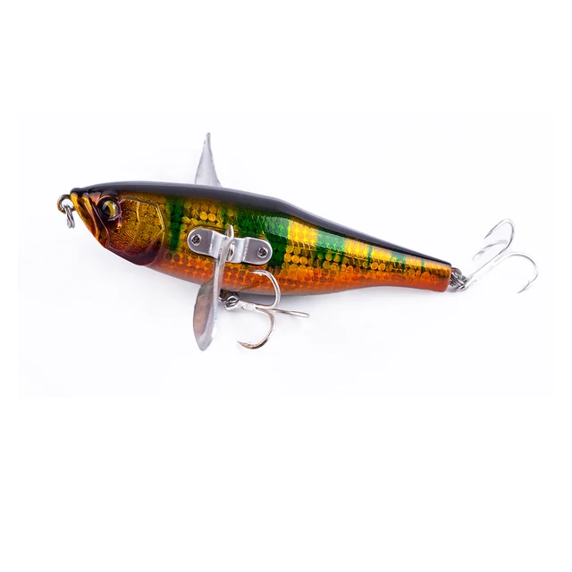 115mm/33.5g Topwater Popper Bait Floating Fishing Lure Hard Body