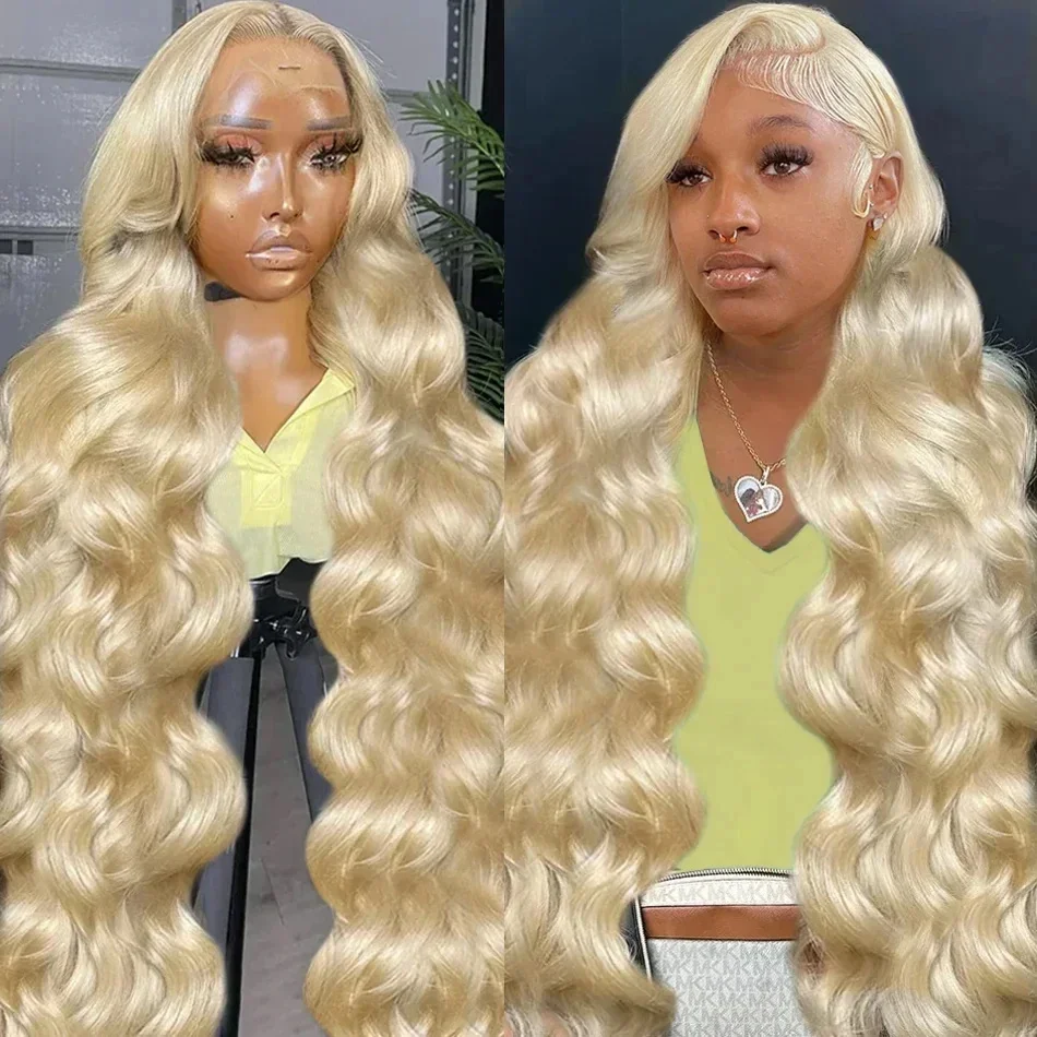 

613 Body Wave Lace Frontal Wigs Human Hair Wigs For Women Glueless Pre Plucked Honey Colored Blonde 13x4 Hd Lace Front Wigs