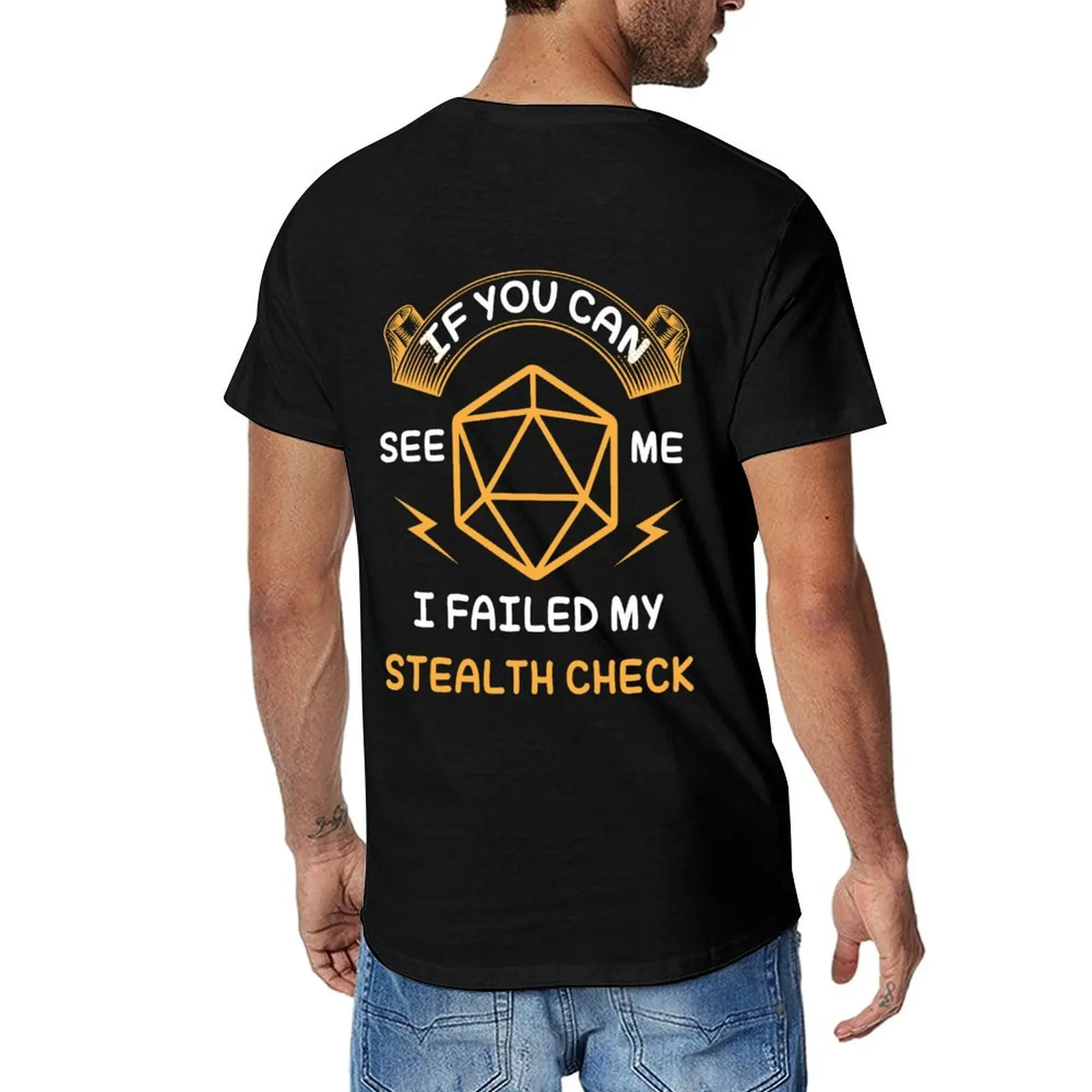 

If you can see me, I failed my stealth check T-Shirt sports fans boys whites quick-drying black t-shirts for men