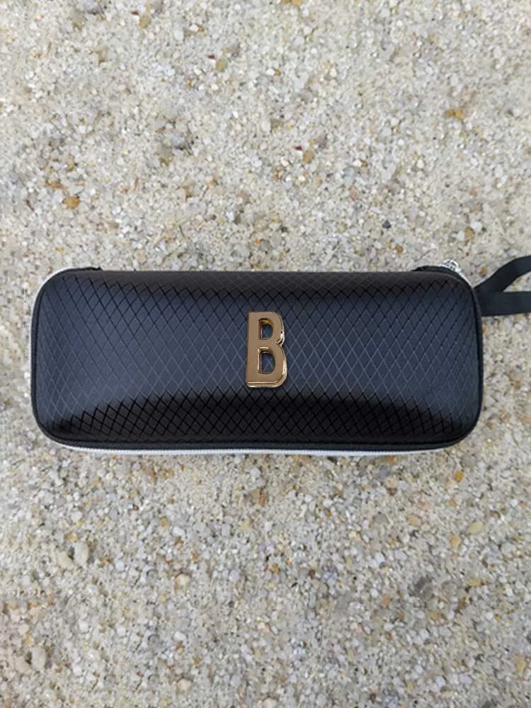 

Customized Stylish PU Eyewear Cases Portable Personalized Customer Name for Women Elegant Charm: Optional Letter Design