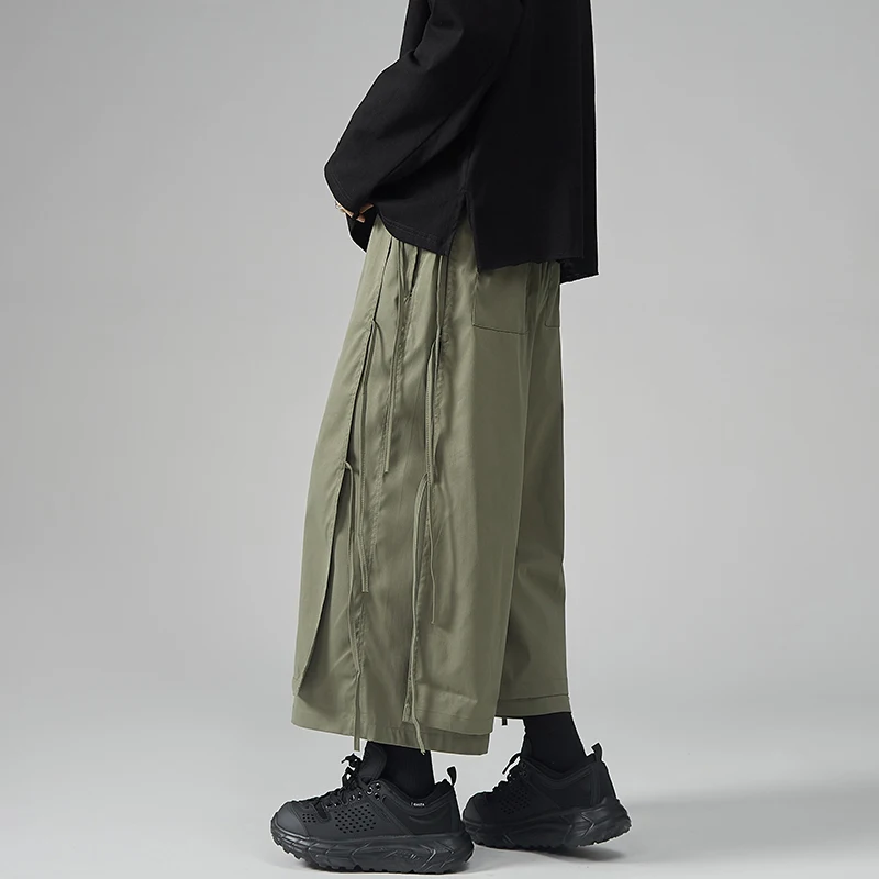 Mens Harem Joggers Men Cargo Pants Loose Hip Hop Casual Trousers for Fashion Men Woman Calf-Length Pants Streetwear casual pants