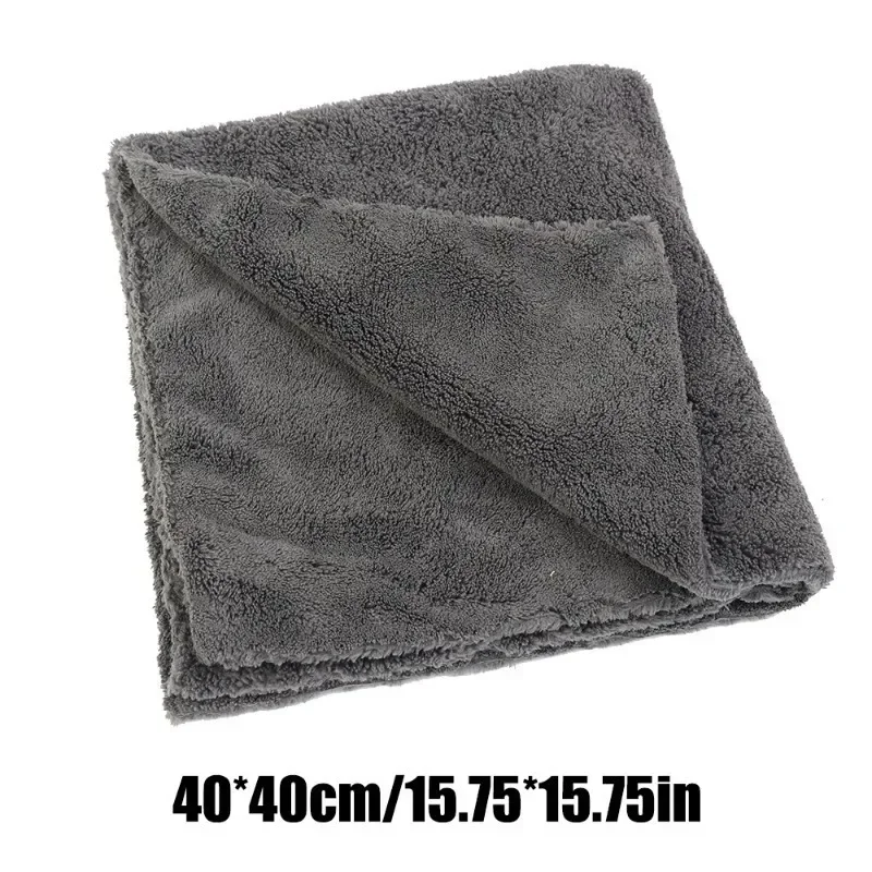 Microfiber Car Thicken Towels Soft Plush Super Absorbent Edgeless Cloth Car Wash Detailing Rags Drying Towels