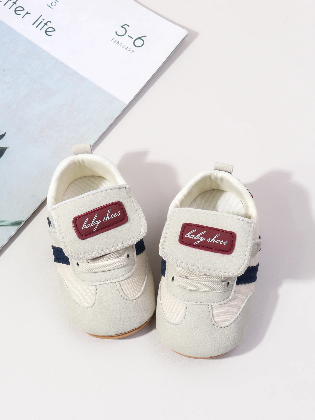 2025, Frühling und Herbst, für Babys, Mädchen und Jungen, lässige Turnschuhe, TPR-Sohle, PU-Leder, Klettverschluss, Schuhe für Neugeborene, erste Wanderer – Detail 13