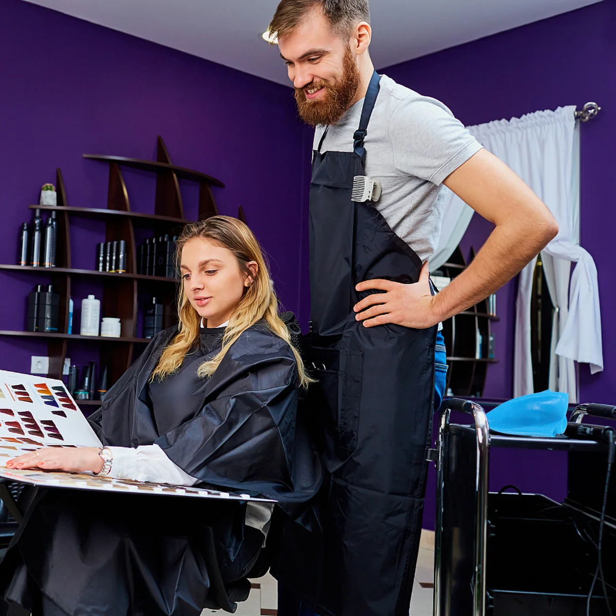 모자 염색 프로스팅 표백 하이라이트, 모자 후크 실리콘 스트리킹 하이라이트, 재사용 가능한 스타일링 컬러링