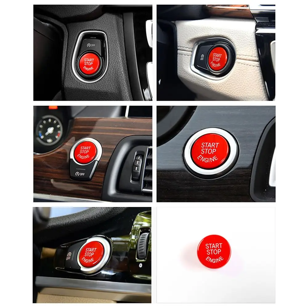 Quality Decor Red/Black/Blue START Stop Switch Replace Ignition Button  Cover Car AccessoriesFor BMW F30 F10 F01 F25 F15 AliExpress