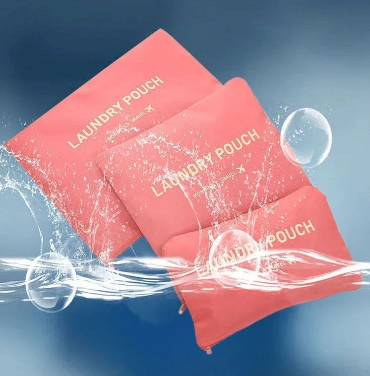 6pcs Travel Storage Organizer Bags Portable Travel Suitcase Organizer Bags For Women Clothes Shoes Makeup Bag Luggage Organizer