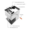 Desktop Meat Cutter Machine For Pork Lamb Beef Chicken Breast Vegetable Electric Meat Slicer 4