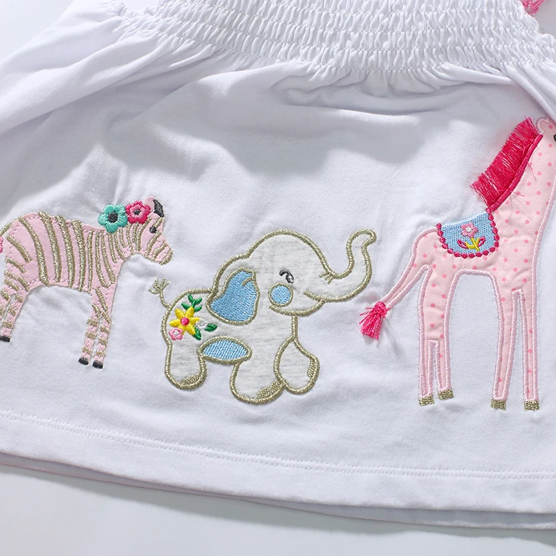 Summer New Kids Clothes Girls Children's Clothing Tracksuit Clothes Sets Cartoon Unicorn Tops+Pants Cotton