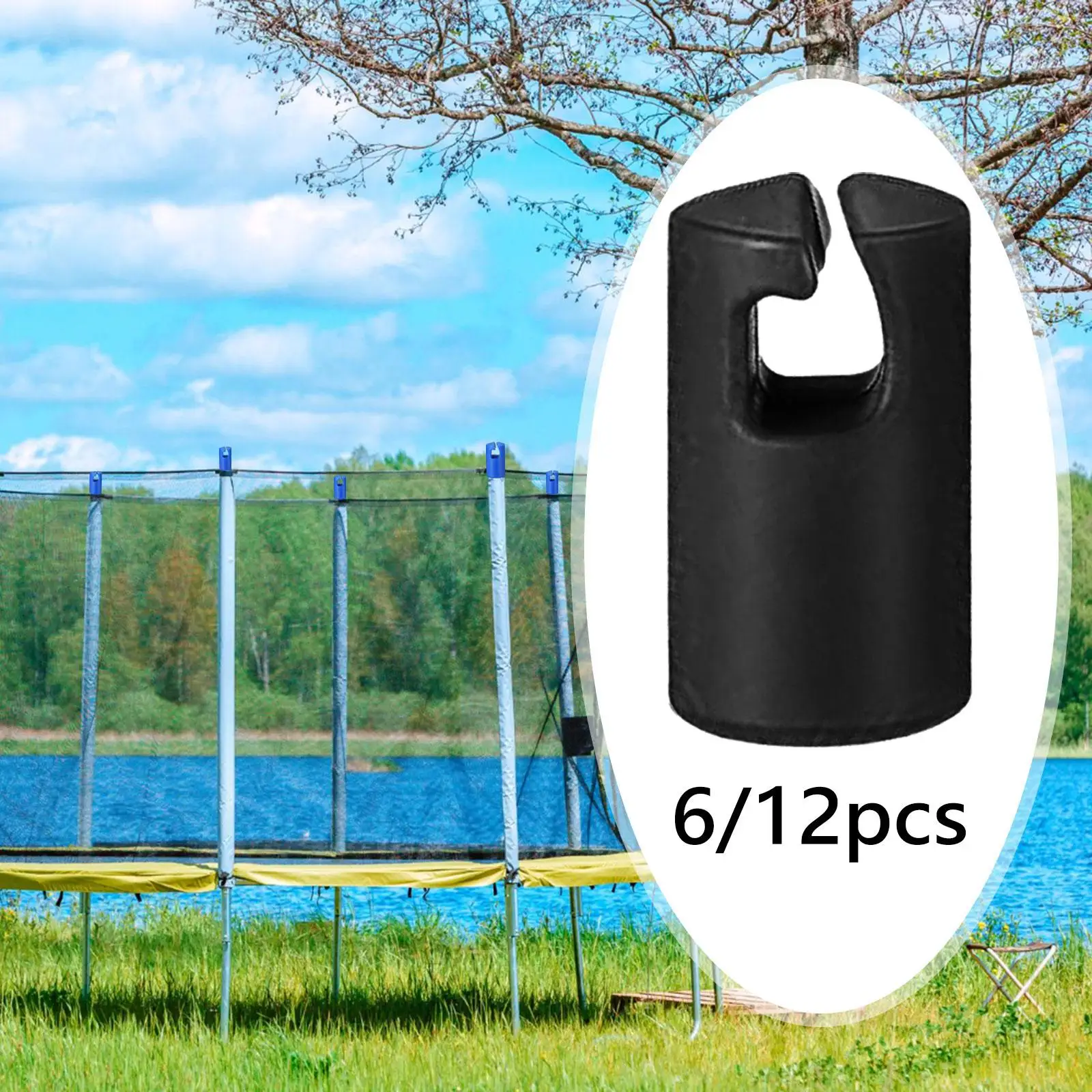 TRAMPOLINE POLE END Caps Replacement Trampoline Enclosure Pole Cover
